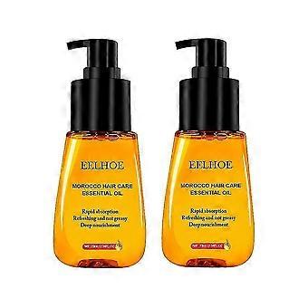 Eelhoe - 2pack Anti-frizz Hair Serum, Anti Frizz Hair Serum 70ml, Morocco Silk Bright Hair Care, Anti-frizz Hair Serum, Hair Care Essential Oil Reduce