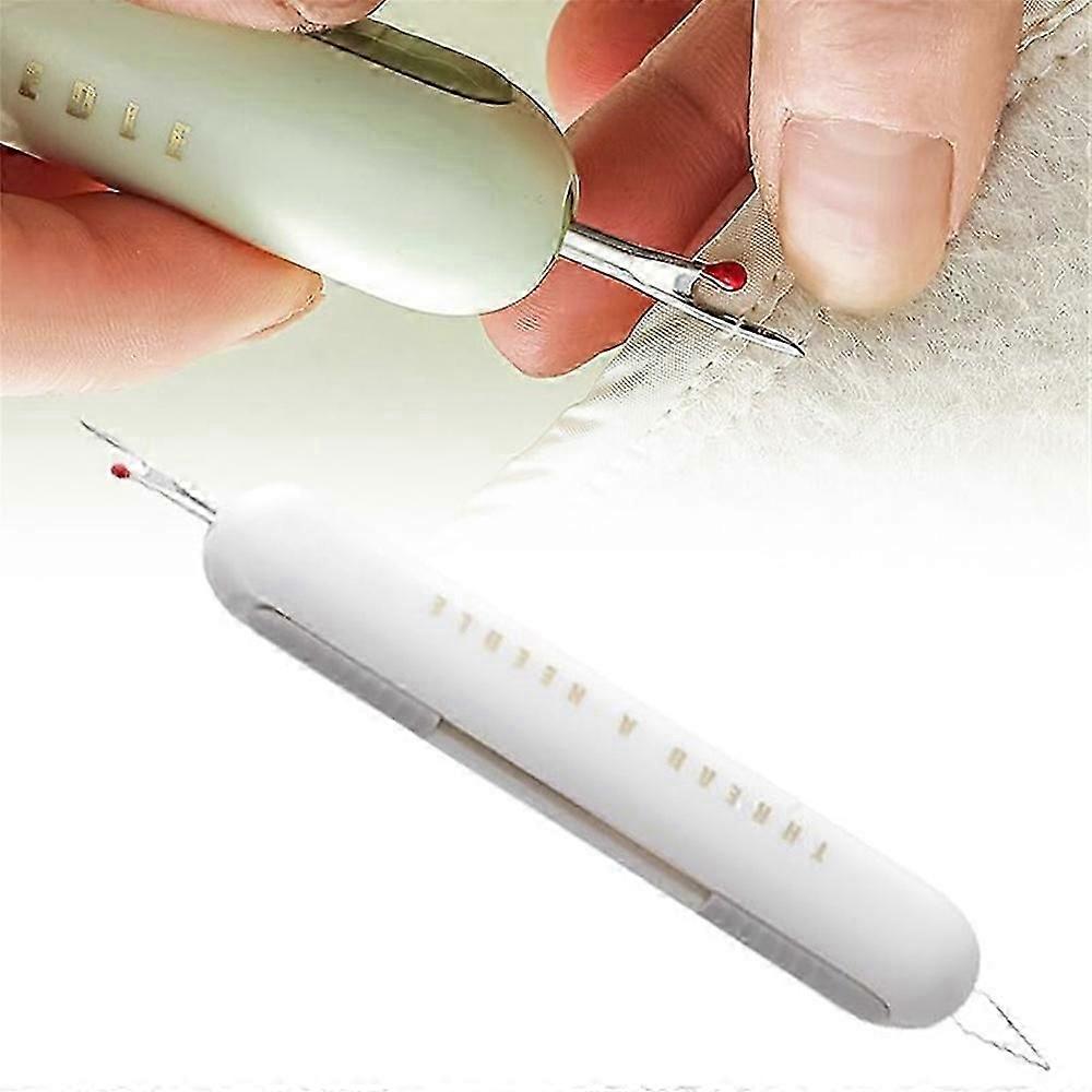2 in 1 Needle Threader Seam Ripper Tool for Sewing,Threading and Seam Remover Seam for Crafting Knitting Thread