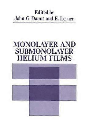 Monolayer and Submonolayer Helium Films