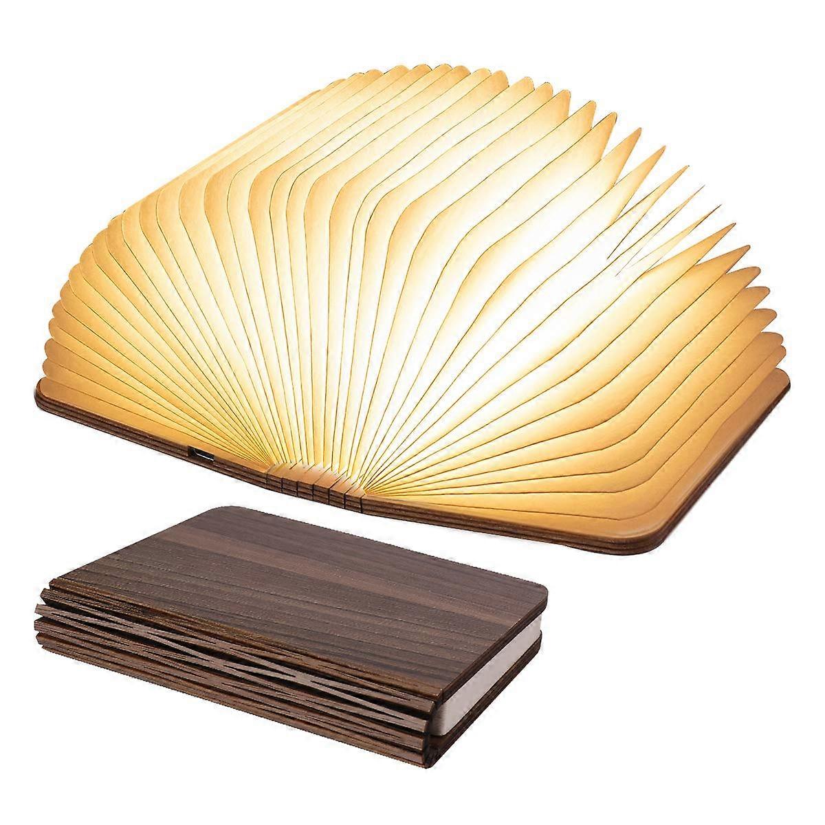 8-Color Folding Book Lamp, USB Rechargeable