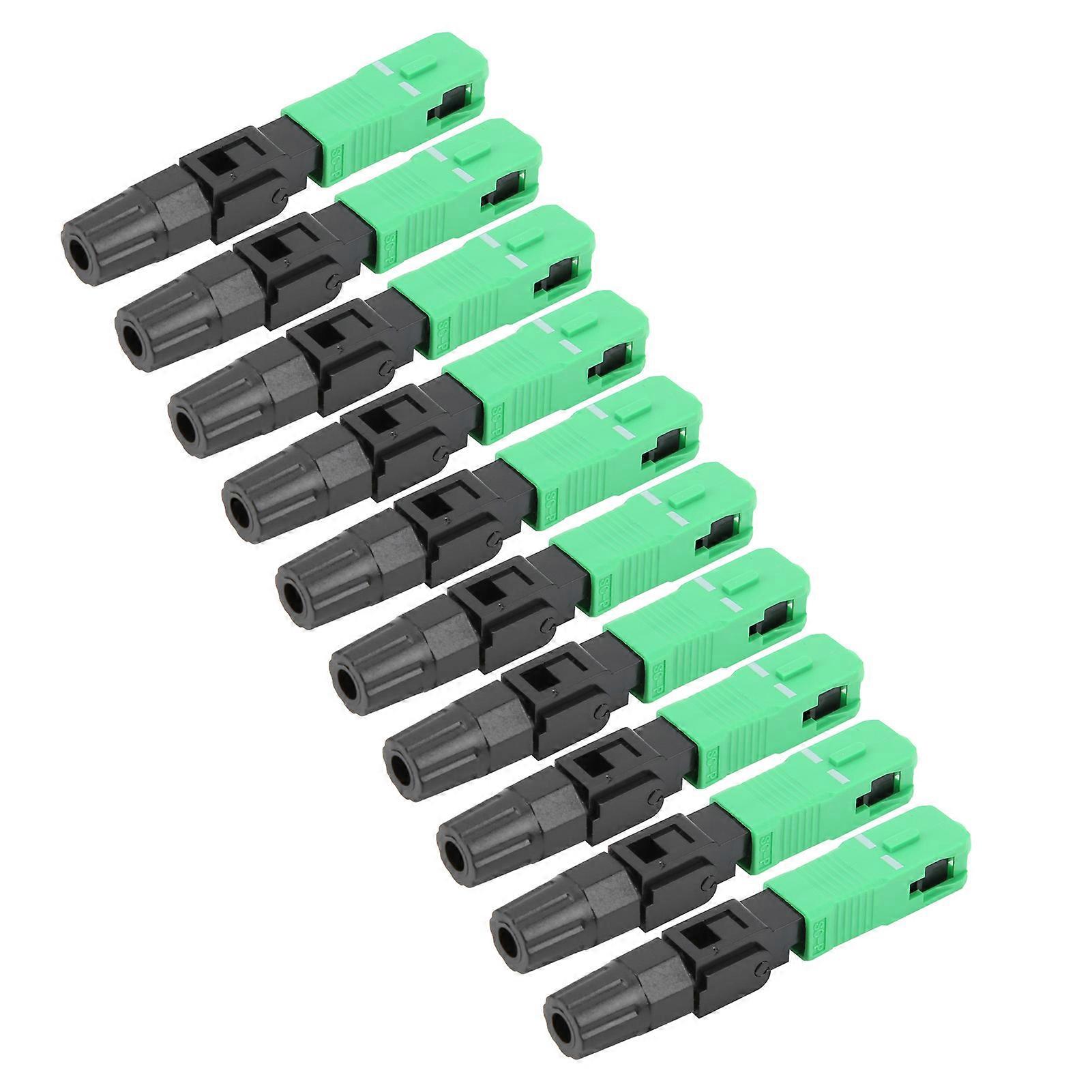 50Pcs Fiber Optic Fast Connector Adapter SC/APCC for Optical Fiber ...