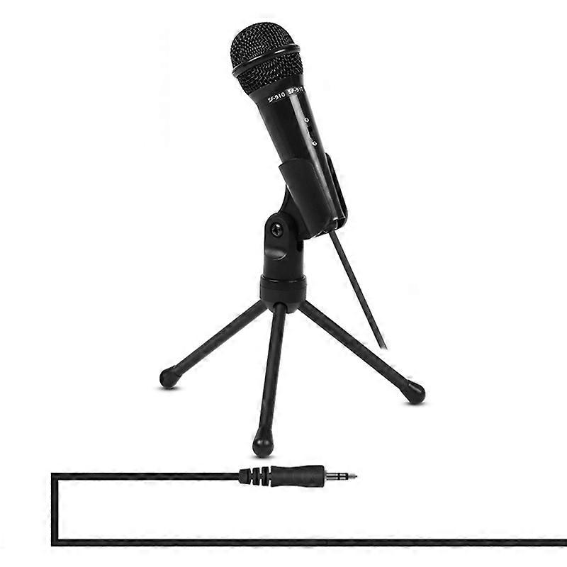 SF-910 3.5mm Jack Sound Recording Microphone with Tripod