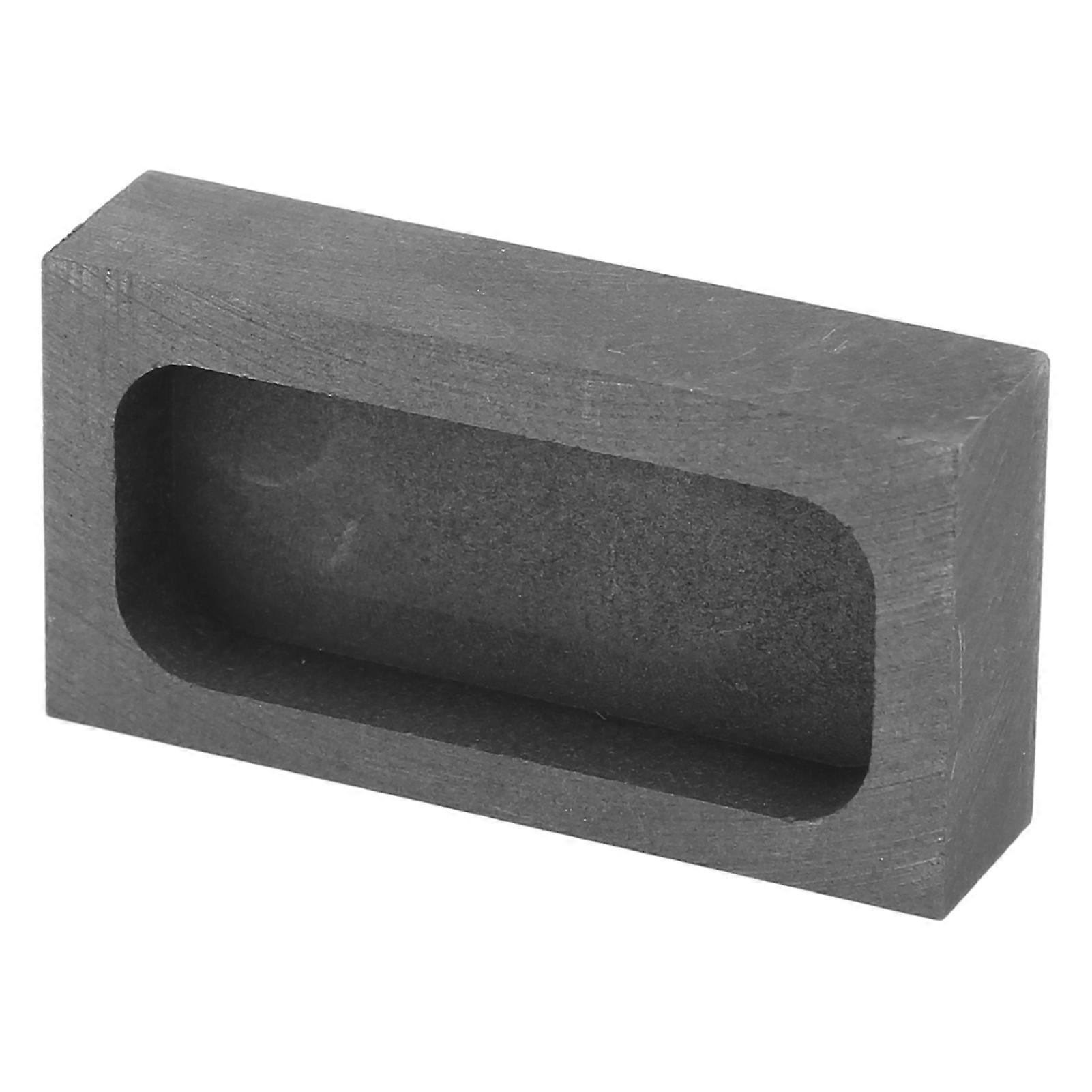 Graphite Ingot Mold 42x22x10mm Rectangular Metal Casting Crucible