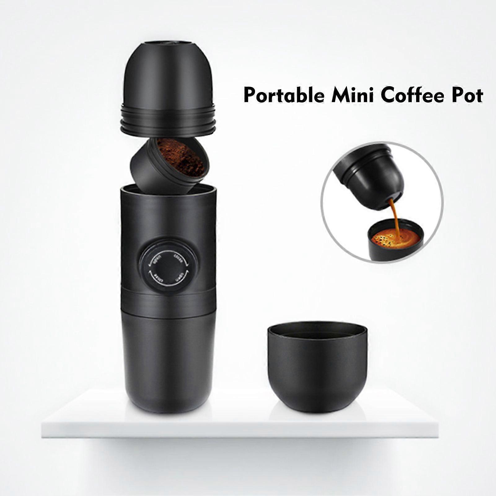 Manual Portable Hand-Pressed Coffee Maker Outdoor Portable Mini Coffee Mug Pot