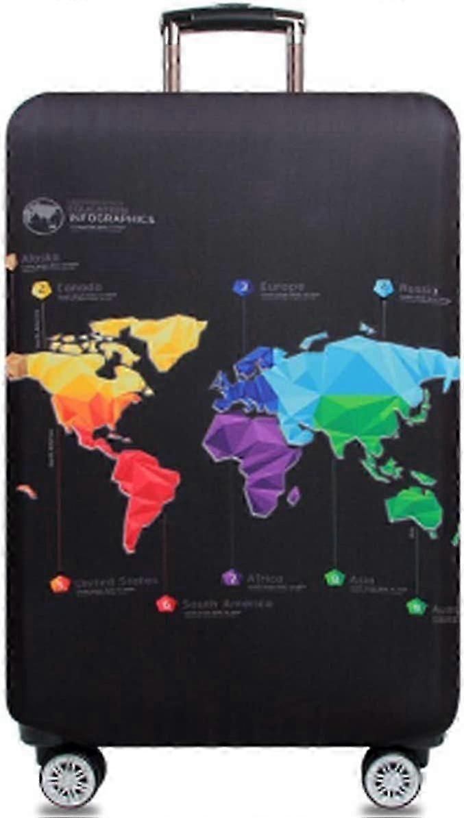 Capa de bagagem de viagem Protetor de mala de bagagem adequado para bagagem de 18-32 polegadas