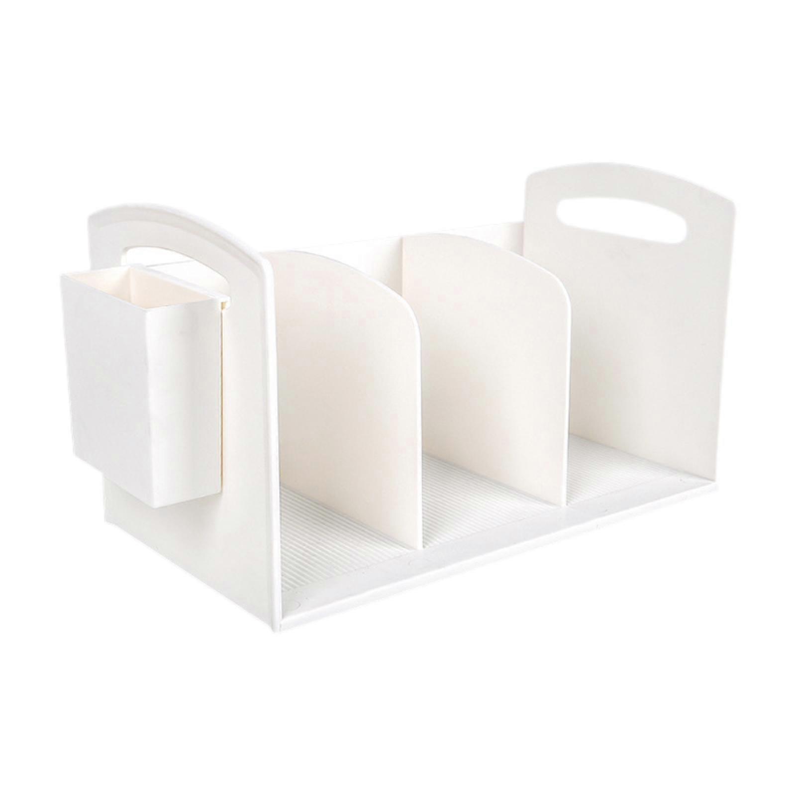 Tabletop Book Storage Rack Book Holder for Scissors Household Dressing Table