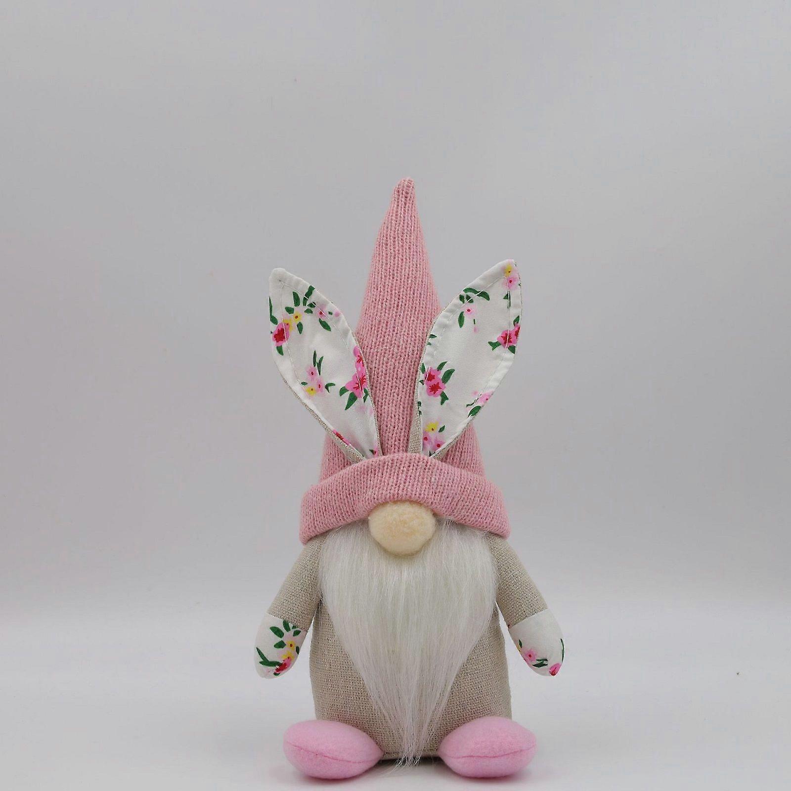 Easter Gnome Doll, Easter Swedish Rabbit Tomte Faceless Elf Dwarf Soft Stuffed Toy Gift