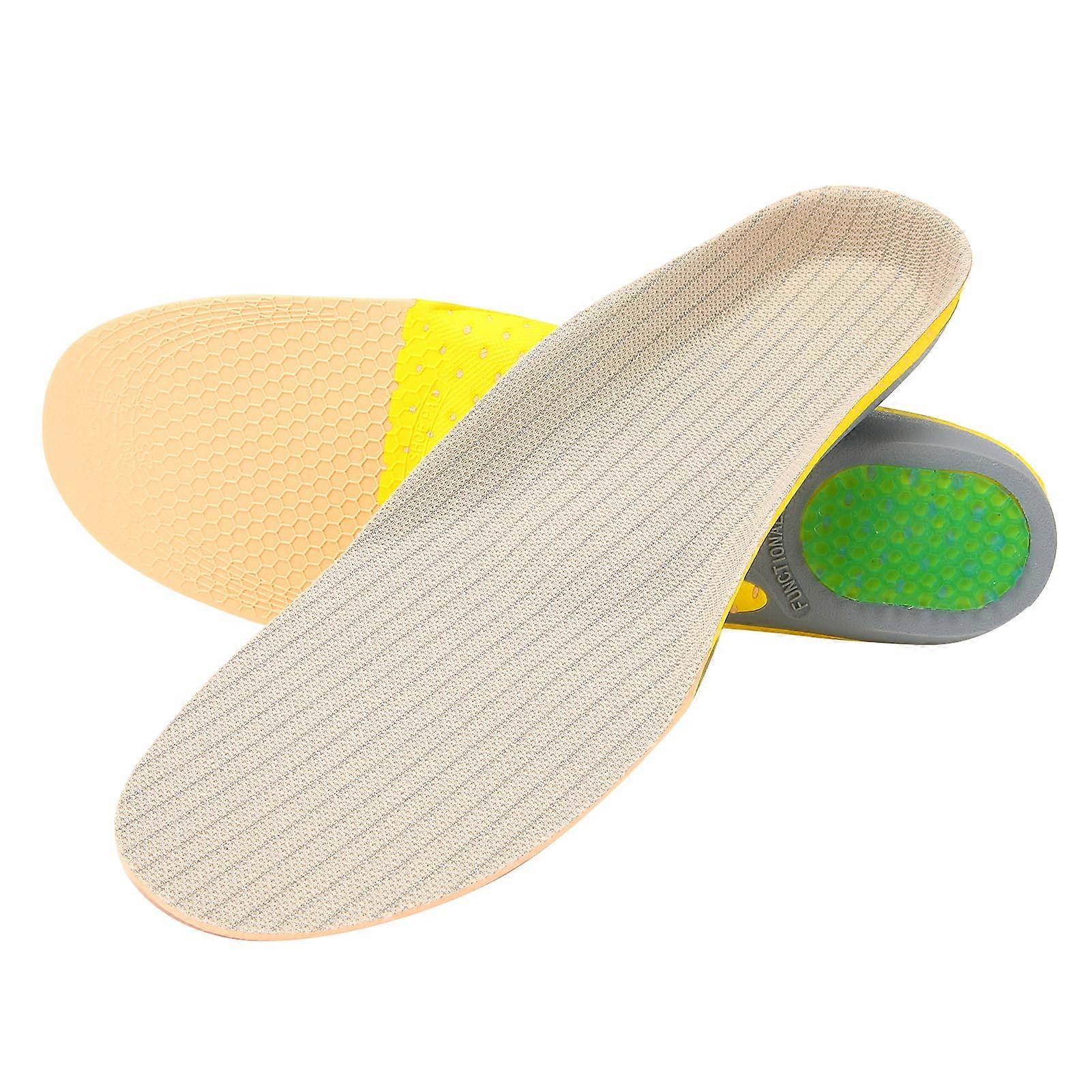 Shoes Insoles for Basketball and Running, Shock Absorption, Sweat Absorbent, Arch Support Inserts, Comfortable Fit