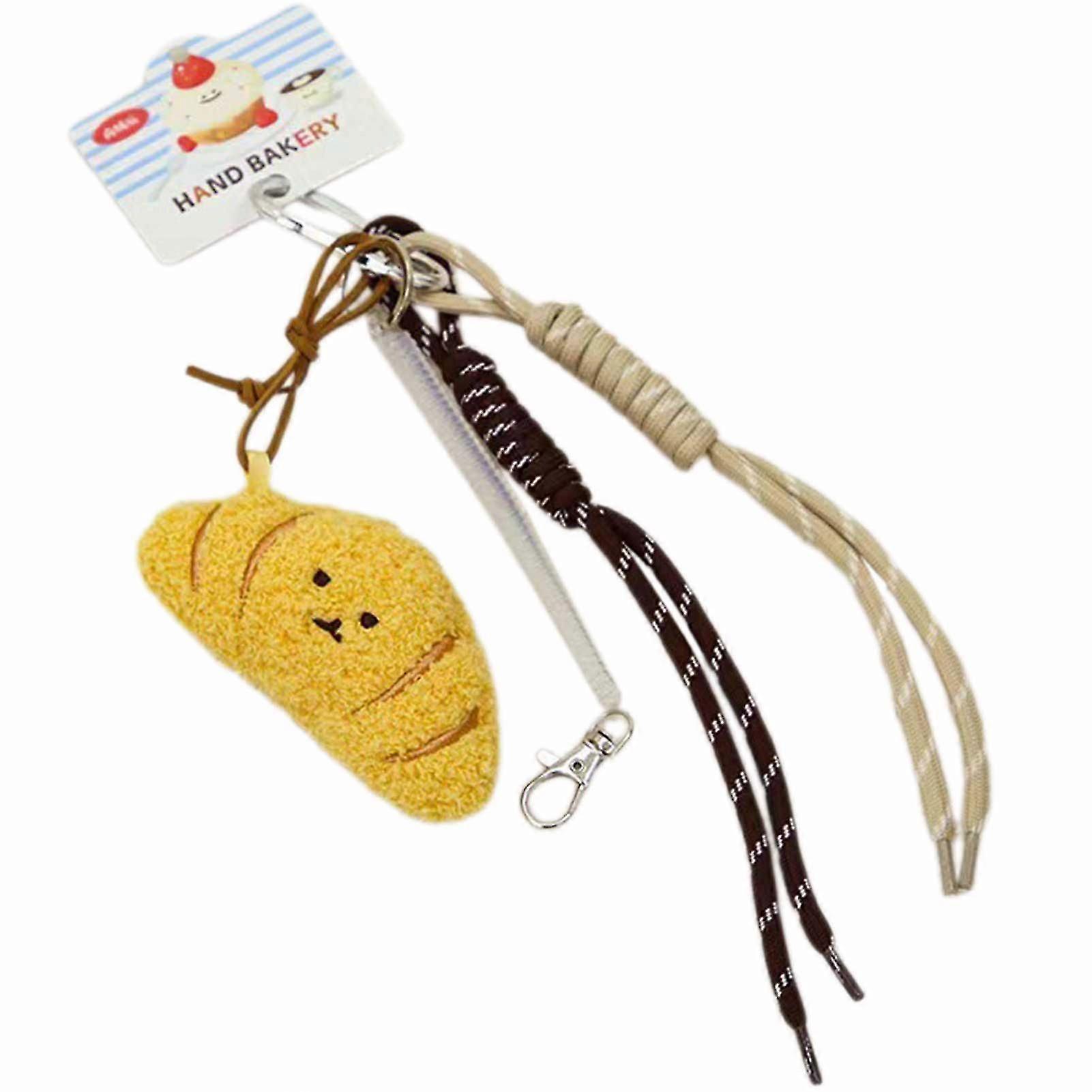 Cartoon Cute Simulation Cake Plush Toy Pendant Portable Cartoon Cute Doll Backpack Charm Pendant for Backpack Decor