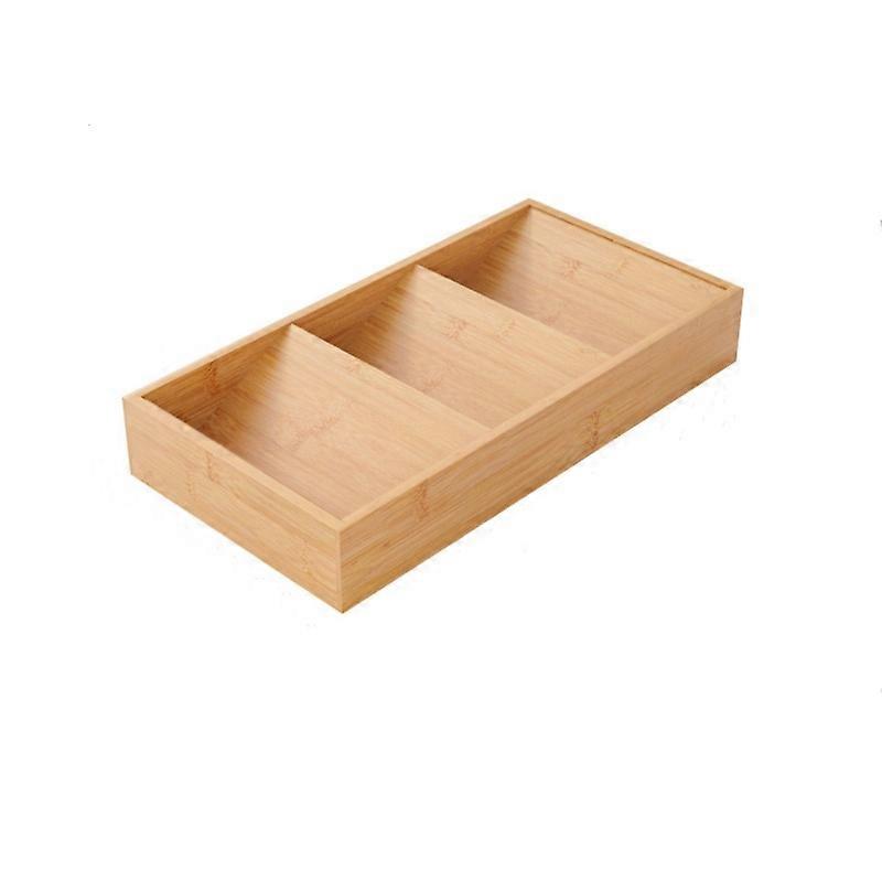 Bamboo Drawer Organizer for Kitchen Cabinets, Adjustable Spice Rack Tray, Countertop Storage and Bottle Holder