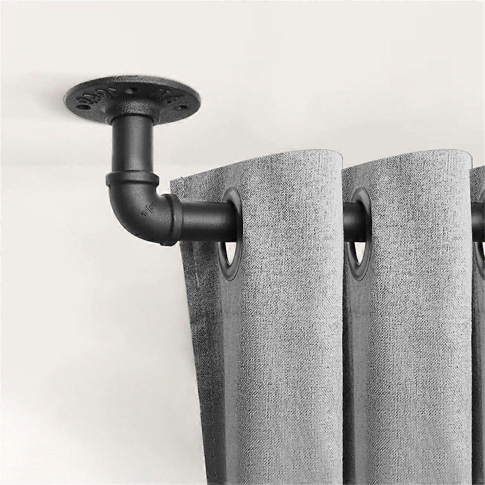 Curtain rod Adjustable 121-213cm, durable retractable rods, wall & ceiling mounting