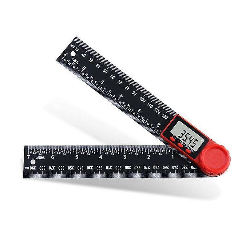 ETOPOO 0-200mm 0-300mm 360 LCD Display Carbon Fiber Digital Angle Ruler Inclinometer Electron Goniometer Protractor Angle Finder Meter Measuring Tool
