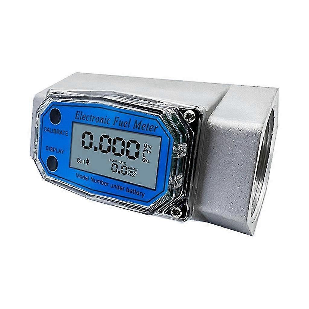 Flowmeter 1/2/2.5/3in Liquid Flow Sensor Meter Electronic Turbine- Flow Meter-Good