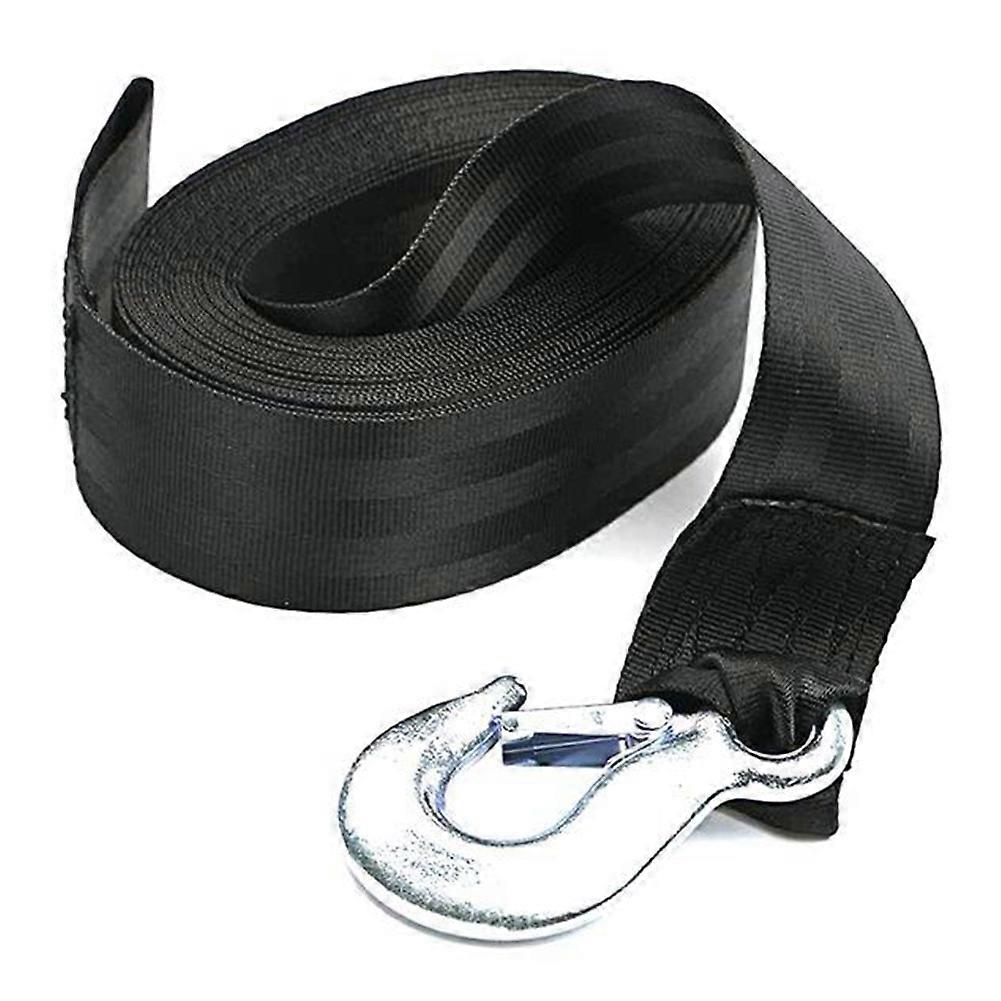 Boat Winch Strap with Hook-2 Inchx26.3 Inch-for Trailer,Ship Docking