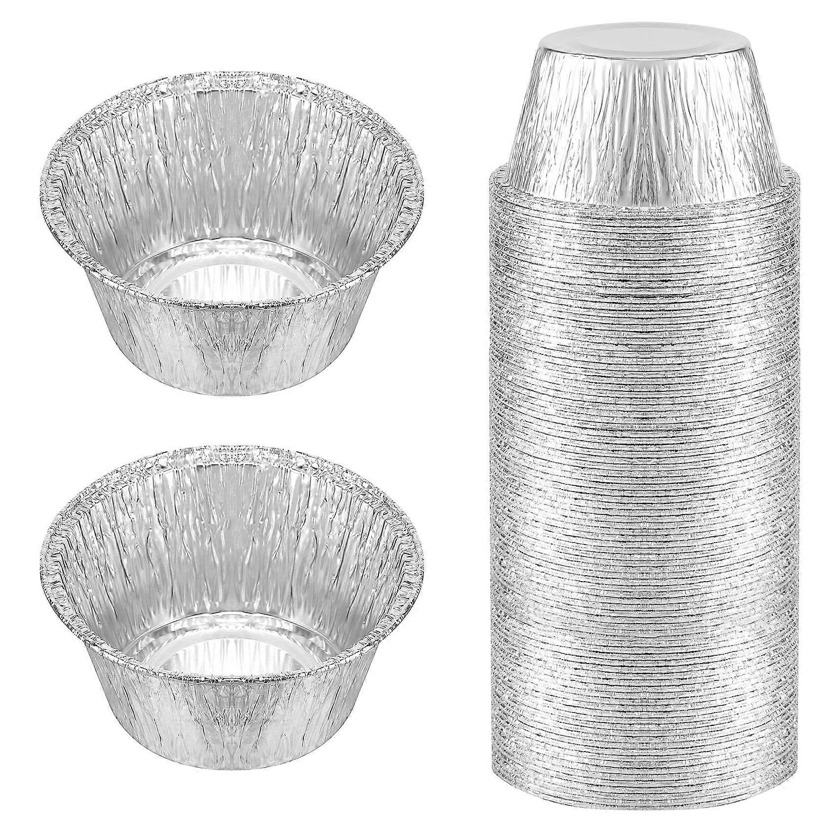 Aluminum Foil Ramekin Paper Cup 150 Pack Disposable Foil Baking Cup