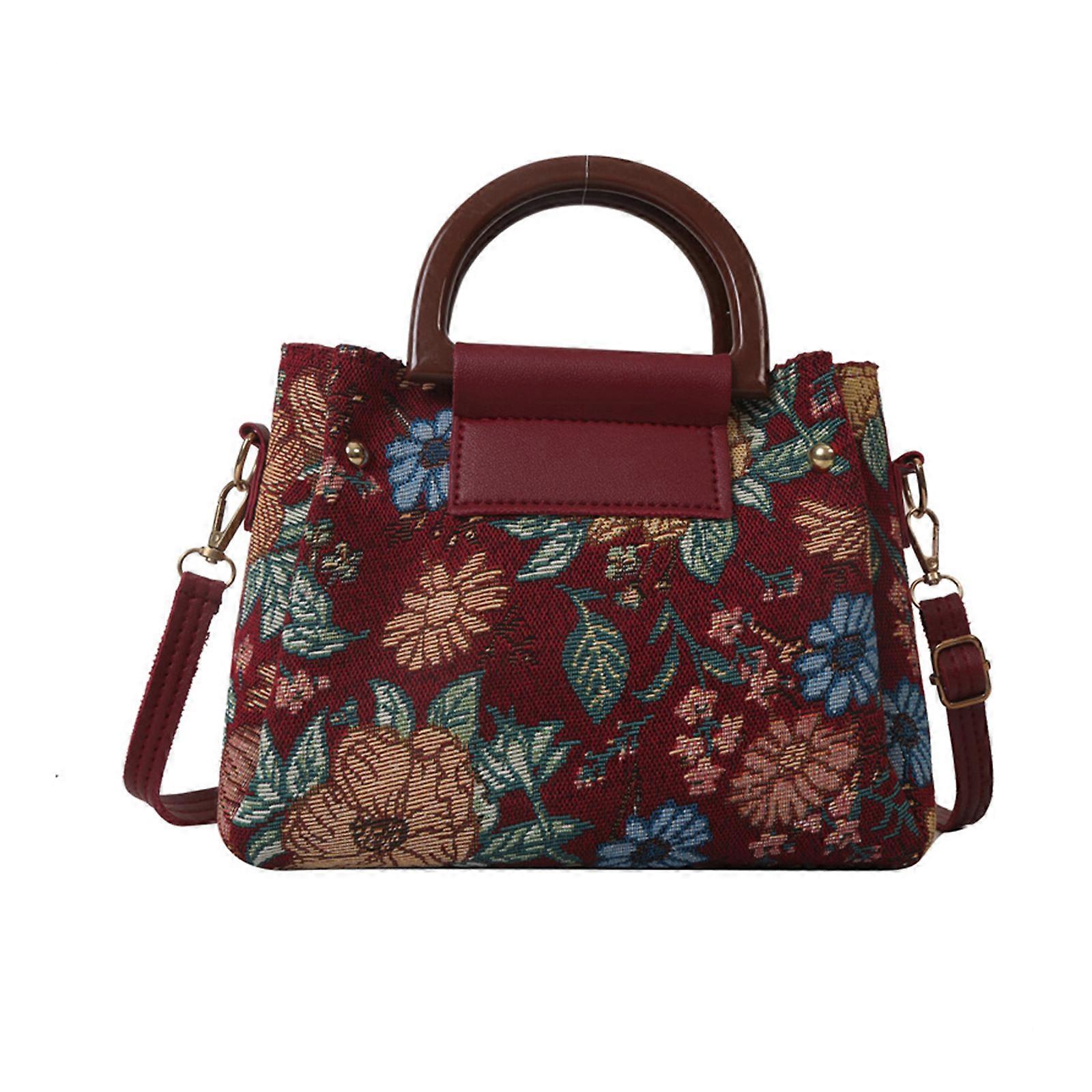 Chic Shoulder Bag with Spacious Interior and Durable Construction Showcase Your Personal Style  Red