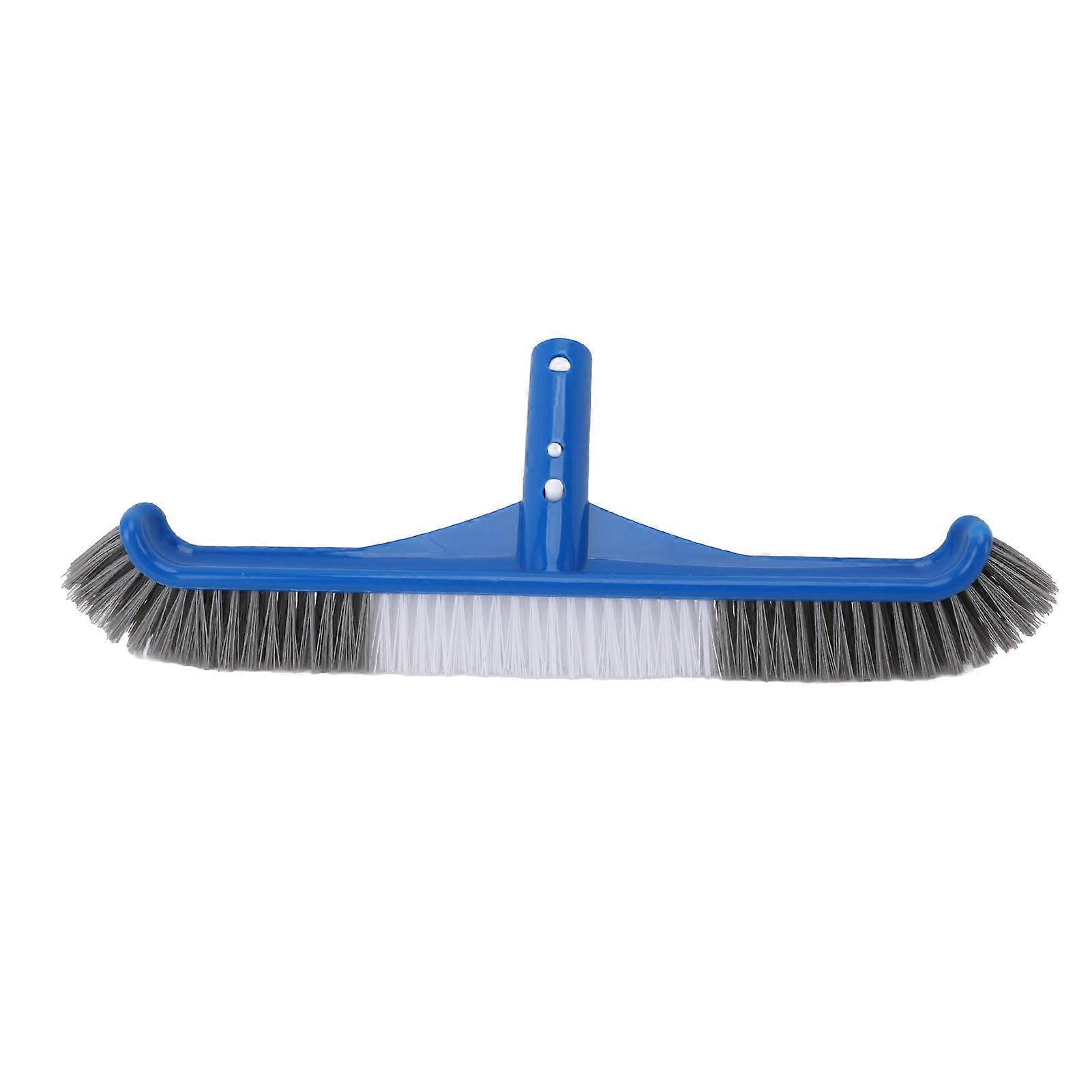 Plastic Pool Cleaning Brush Head and Nylon Bristles to Prevent Scratches and Resist Impacts for Walls, Ponds and Spas