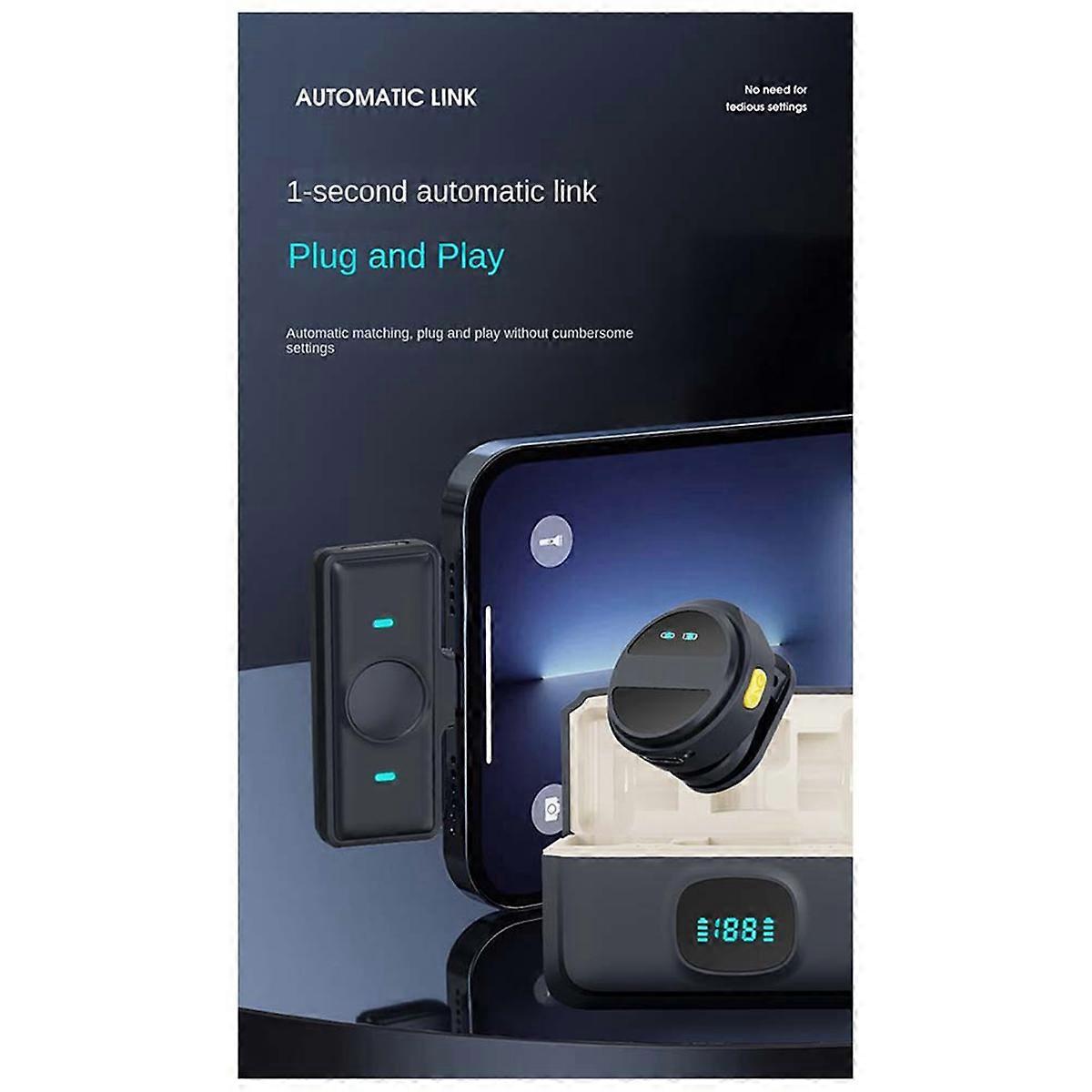 Noise Cancellation Audio Video Recording Microphone