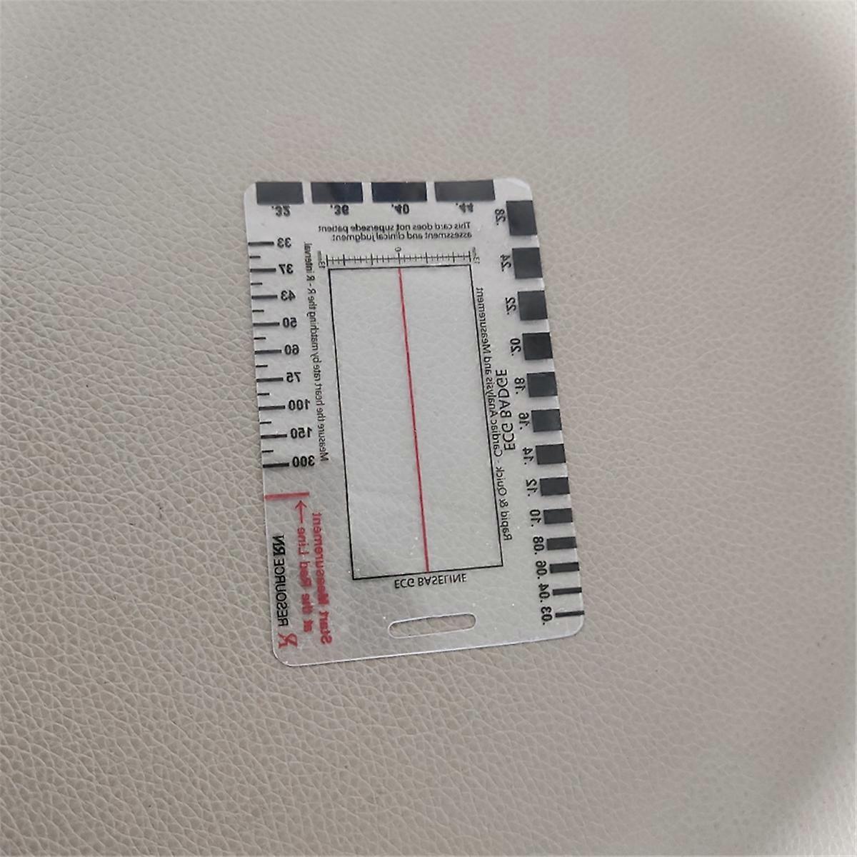 2pcs 7 Step Ruler Measurement Tool Transparent Caliper Portable