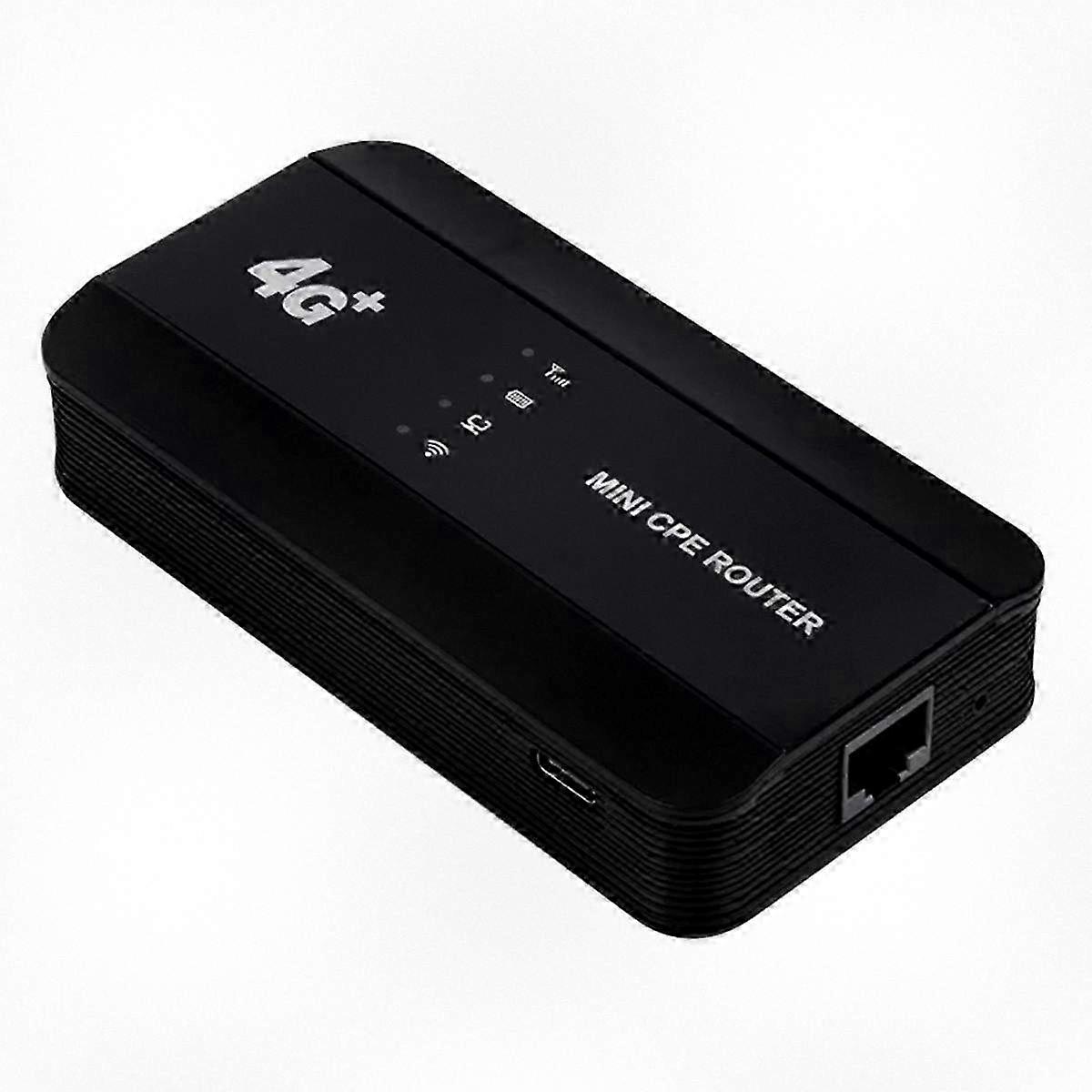 4G LTE Portable WiFi 6 Router with LAN Port, Compact Outdoor Hotspot for Wireless Internet