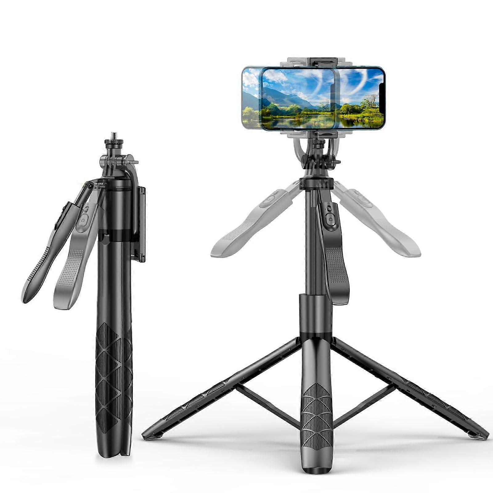 Tall Tripod for Cell Phone & Camera, 60' Cell Phone Tripod Stand with Remote and Phone Holder