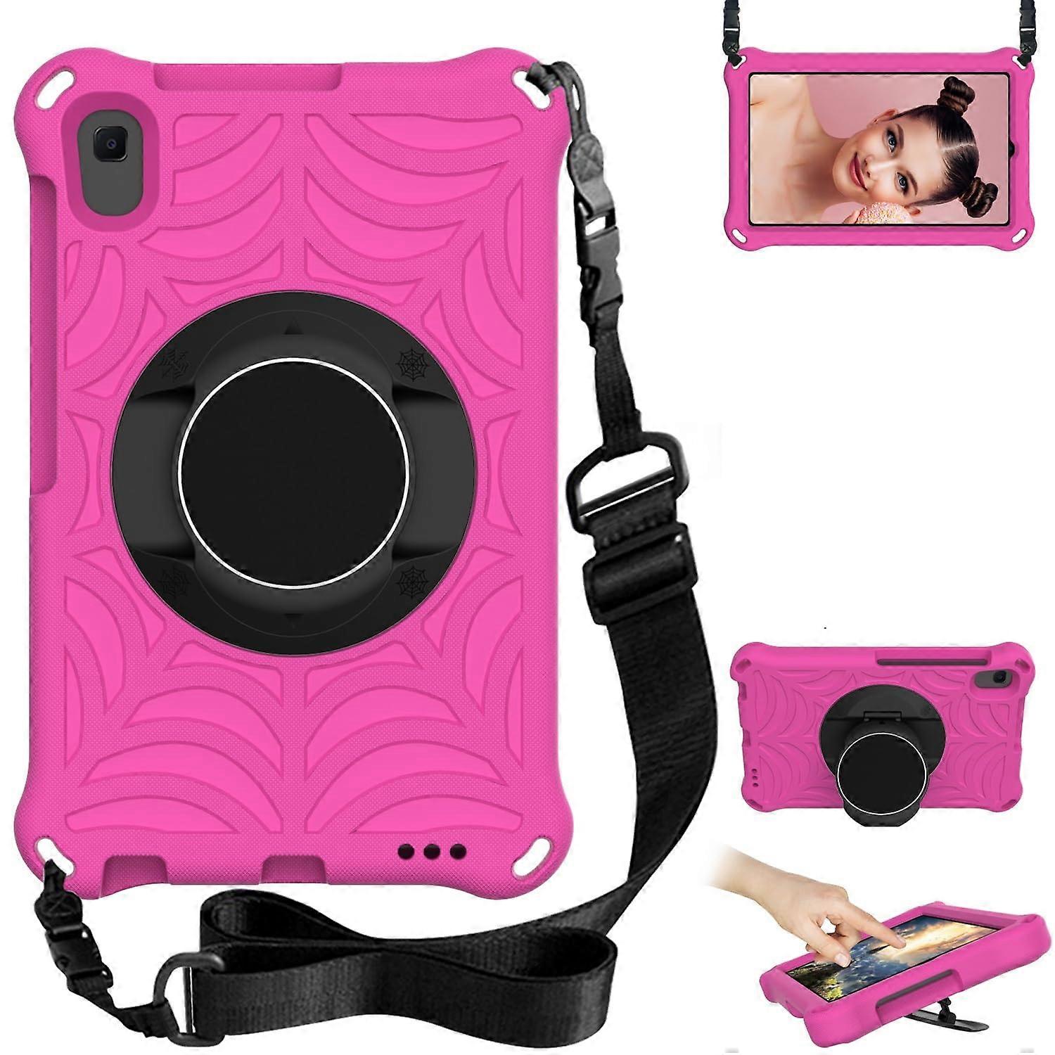 Tablet Protective Case for Samsung Galaxy Tab A 8.4 SM-T307 2020, Shockproof Handle Kickstand with Shoulder Strap, Anti-Slip Cover