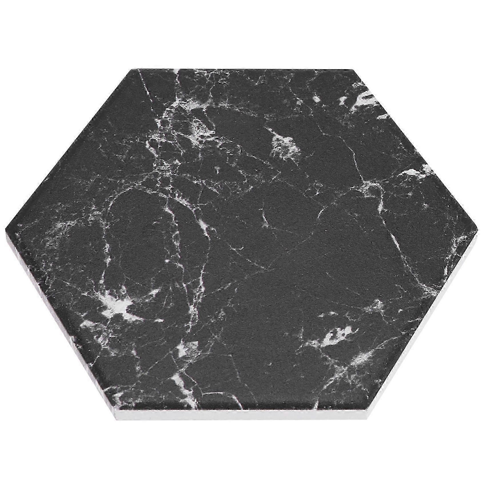 Coasters for Drinks with Gold Holder,Absorbent Ceramic Coasters with Marble Design,Coaster Set,Tabl