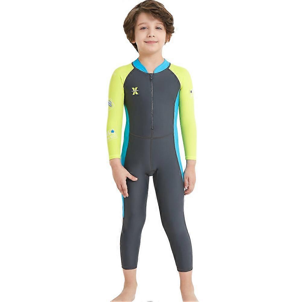 Enfants Combinaison De Plongée Combinaison Intégrale Rester Au Chaud Une Pièce Manches Longues Uv Protection Maillots De Bain