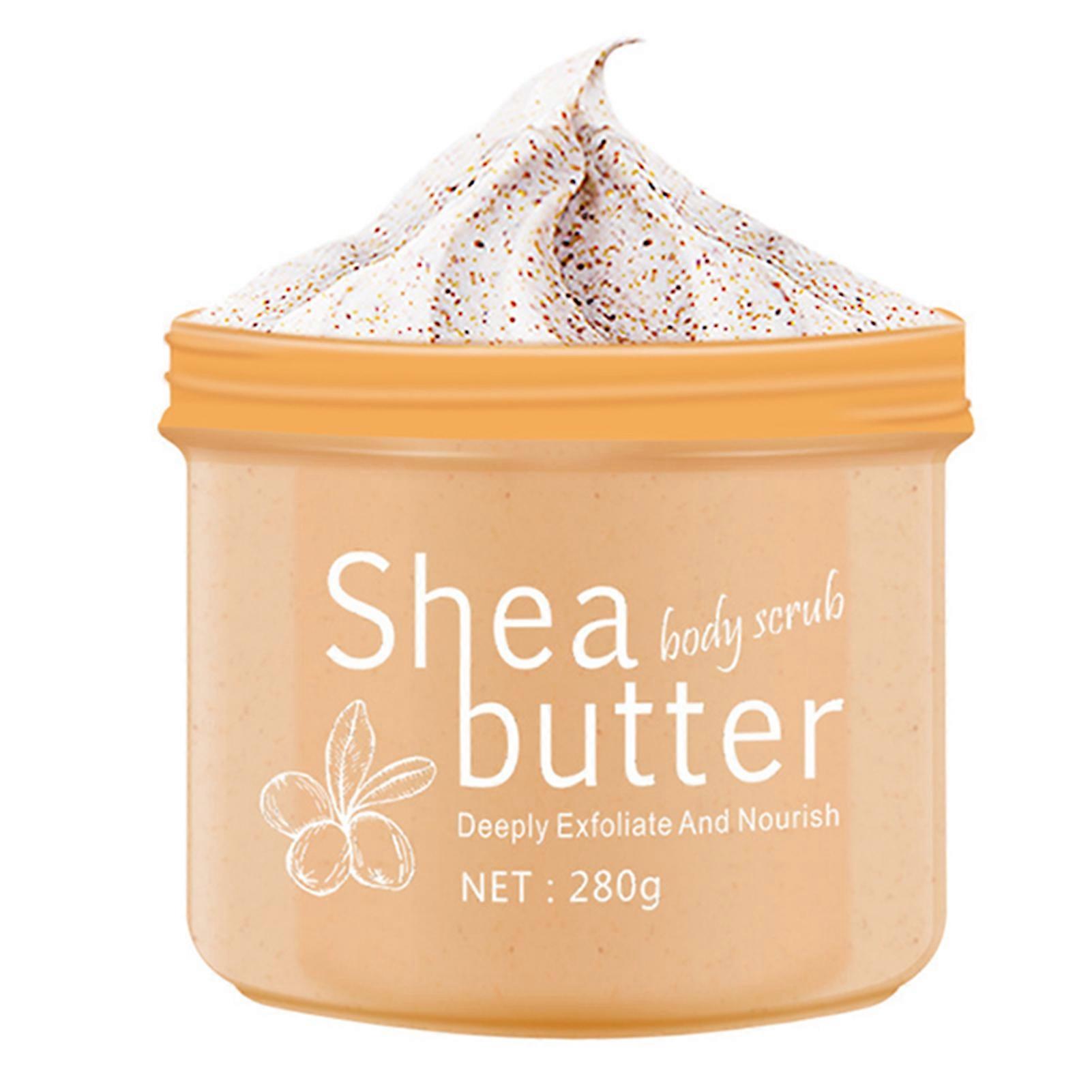 Shea Butter Body Scrub Deep Exfoliation Shea Sugar Scrub Skin Revitalizing Hydrating Bath Salt