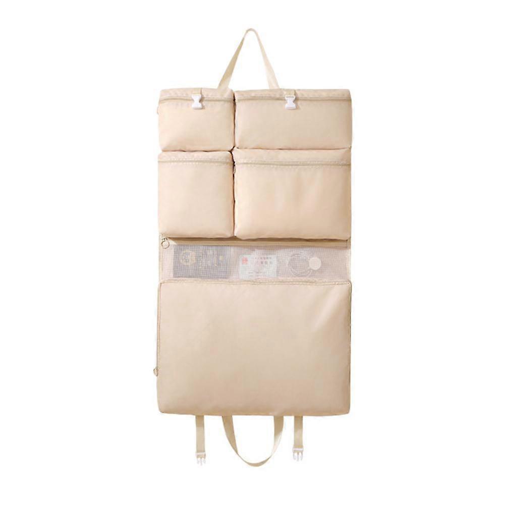 حقيبة معلقة قابلة للطي للسفر ، وتخزين حقائب معلقة مع جيوب