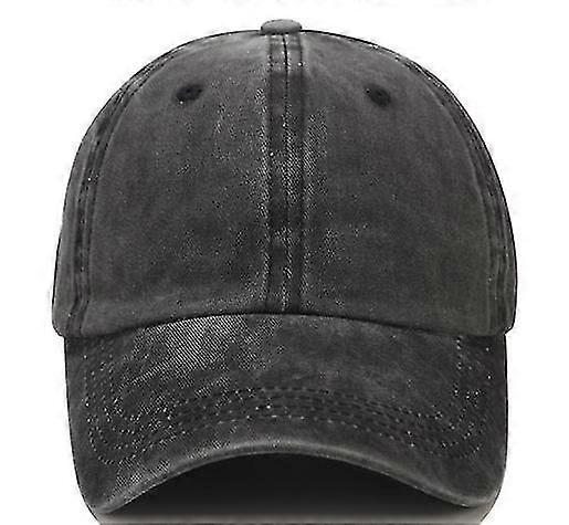قبعة JiaWei Dad للجنسين فارغة مغسولة قبعة بيسبول من القطن والدنيم UM6