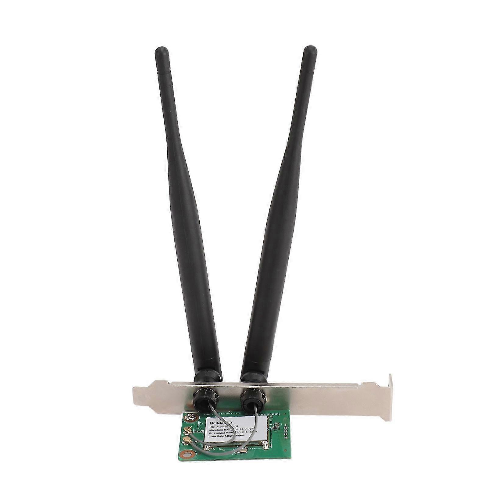 BCM4323 9-Pin USB WiFi Card - 300Mbps Dual Band Adapter for Windows/Mac Compatibility