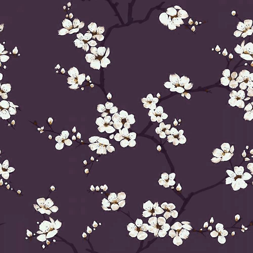 Blossom Flower Purple Wallpaper