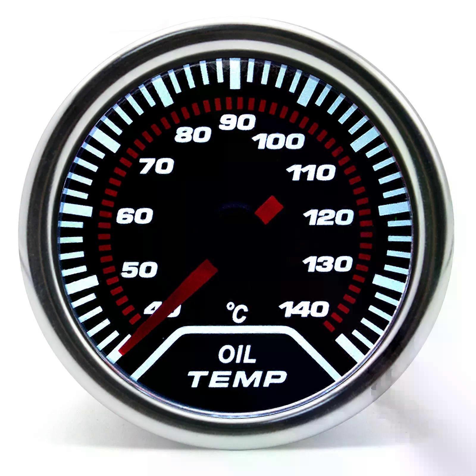 2" 52mm Universal 12V LED Smoke Len -1~0~2 BAR Turbo Boost Gauge Meter / Turbo Boost Meter with White LED Backlight For 12V Car
