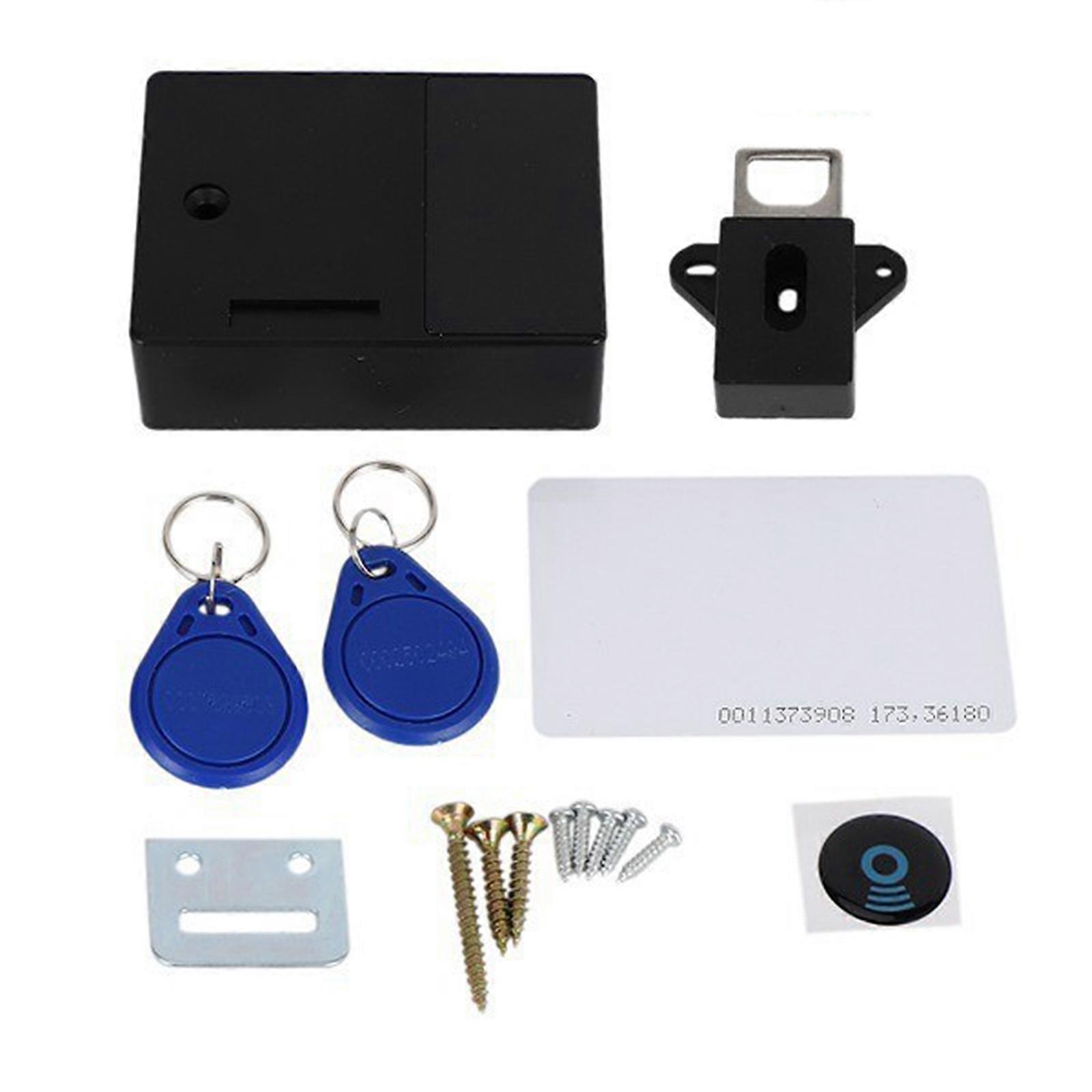 Induction Swipe Lock: Multi-Method Unlock, Low Power, Concealed Installation, 3 Colors