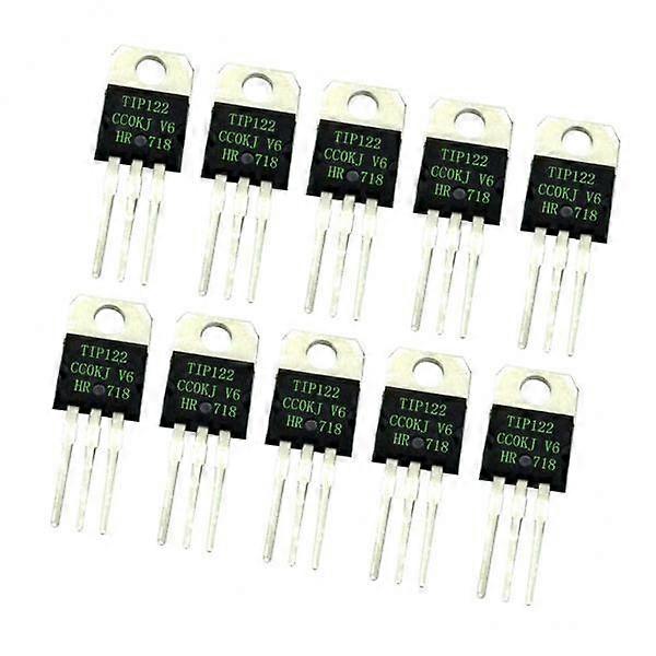 2-4pack 10pcs TIP122 Darlington Transistor Semiconductor Device 5A/100V NPN