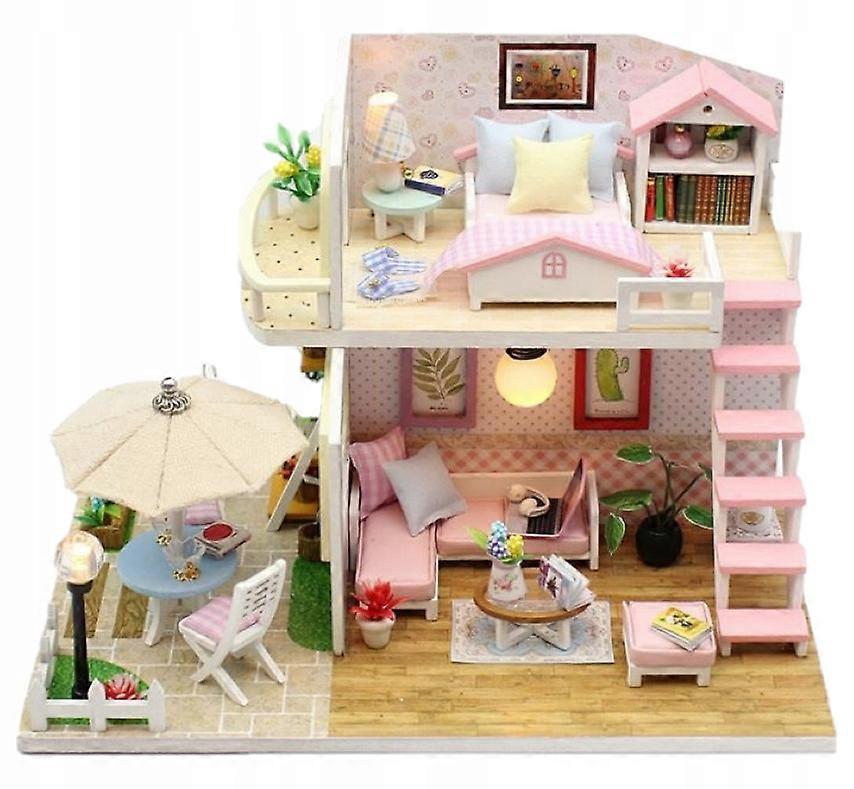 Casa de muñecas Iwood 6 13 cm