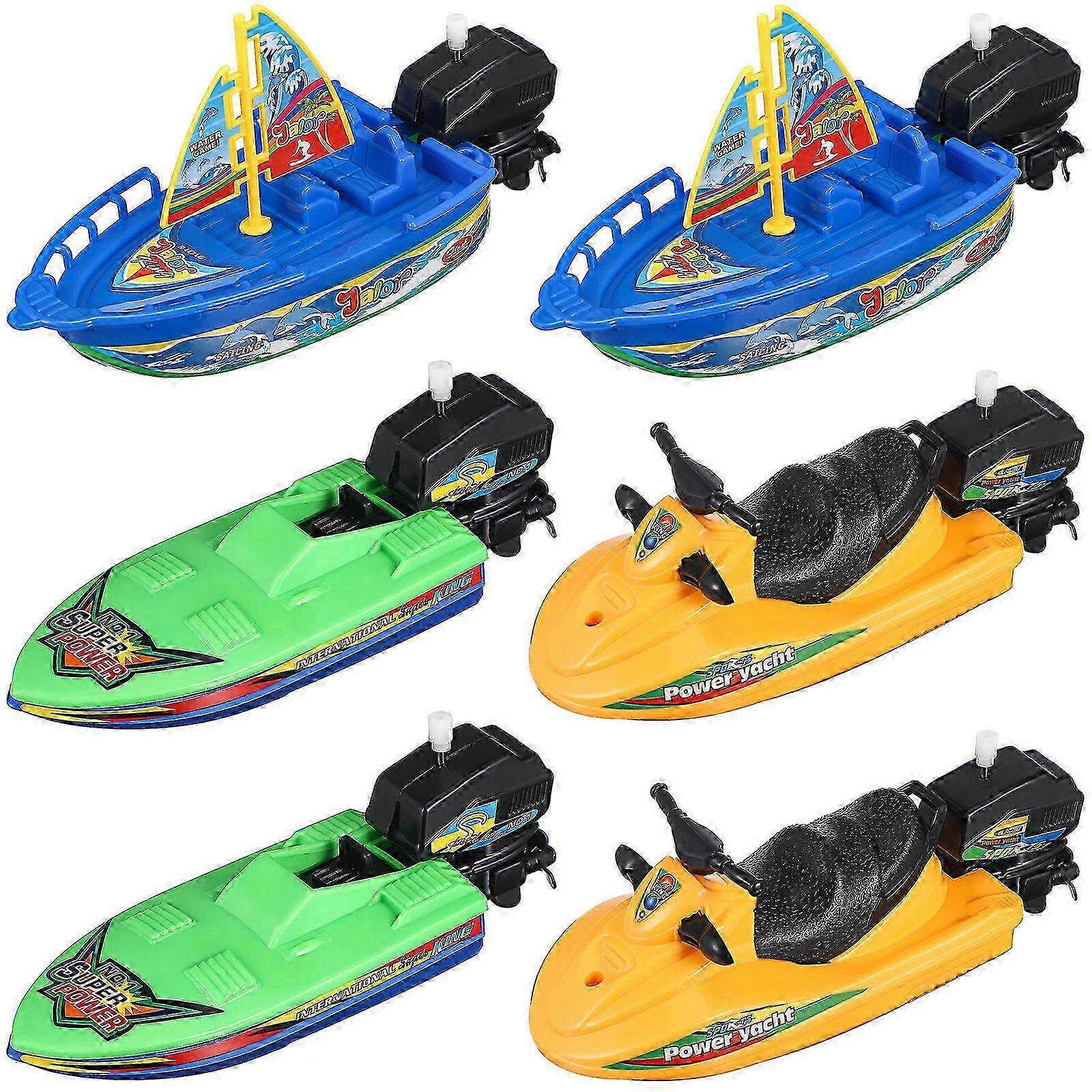 Bath Boats Colorful Plastic for Toddlers Fun