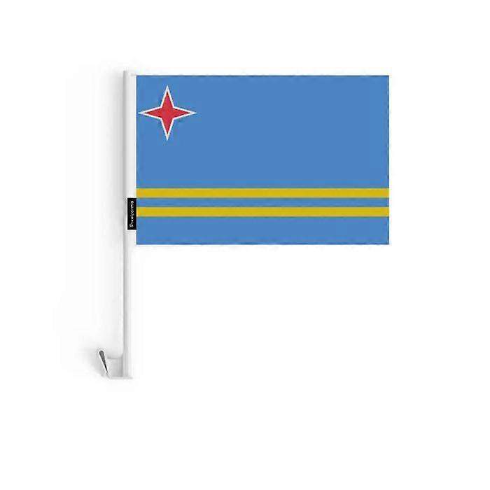 Flag - Aruba - 14 x 21 cm - 20 pieces - Polyester - Double-sided printing