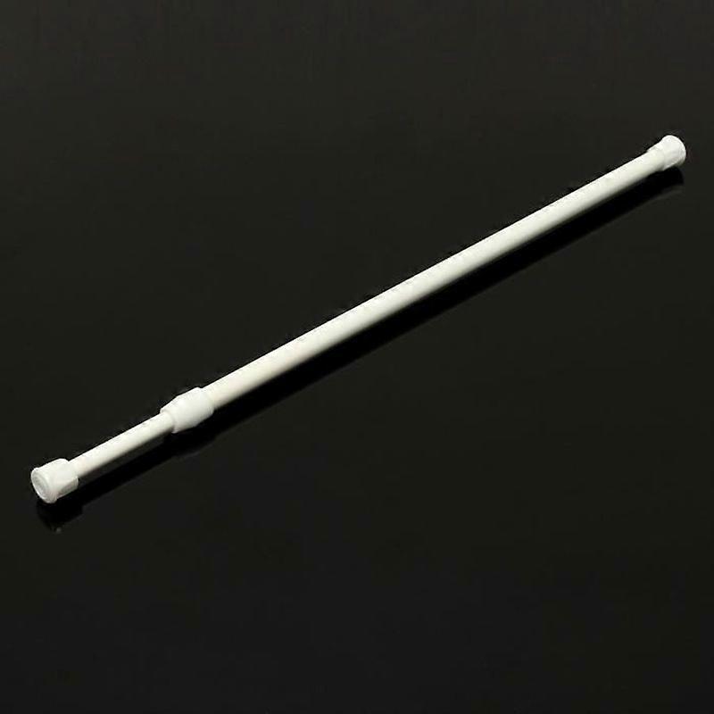 EXTENDABLE TELESCOPIC CURTAIN ROD SELF-LOCKING CABINET BETWEEN 40-70CM White