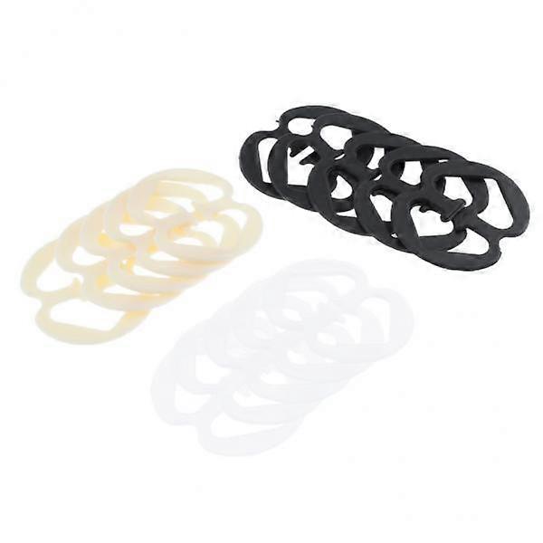 Multicolor Bra Strap Clips Set - 5x15 Pieces