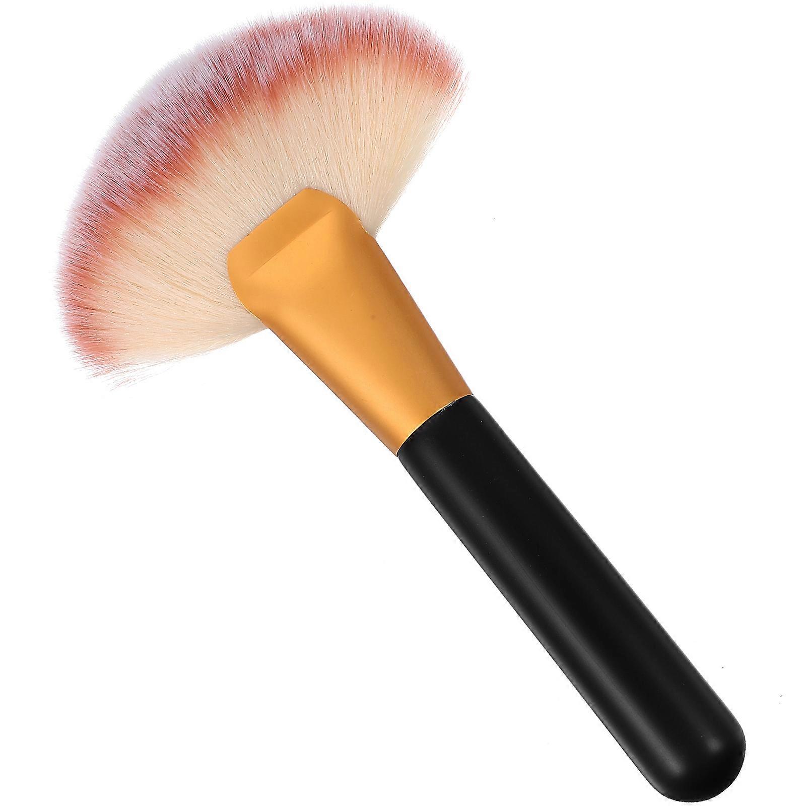 Large Face Brush for Powder Makeup, Supports Quick and Even Application
