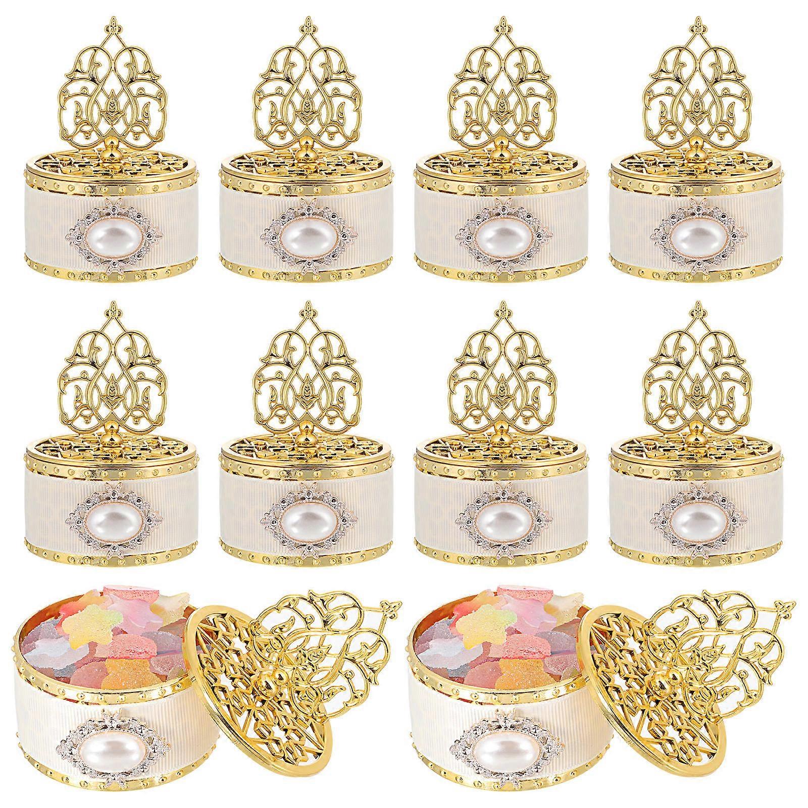 Here's a polished product description for your **12pcs Reusable Candy Boxes Wedding Favor Containers**:
**12pcs Reusable Candy Boxes – Wedding