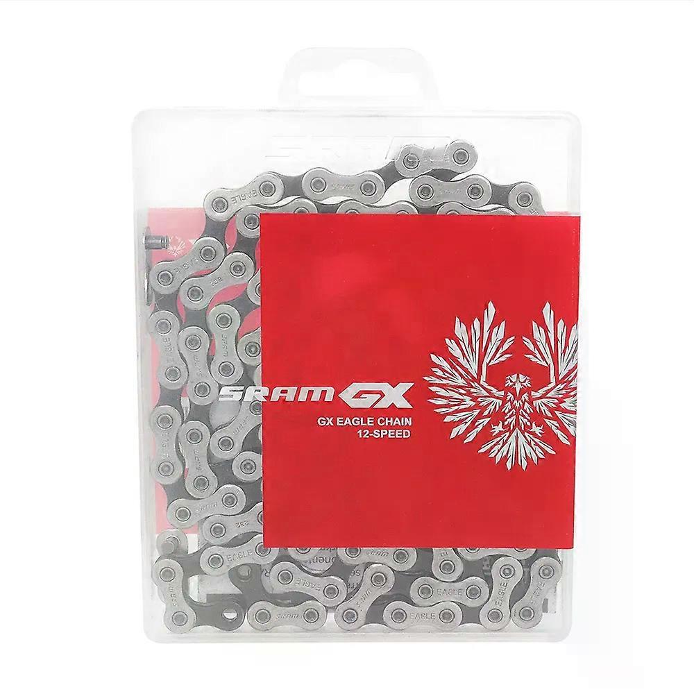 con GX NX Eagle MTB Bicycle Chain Silver 126 Links Power Lock Link 12V Transmission Flattop Cycling Chain