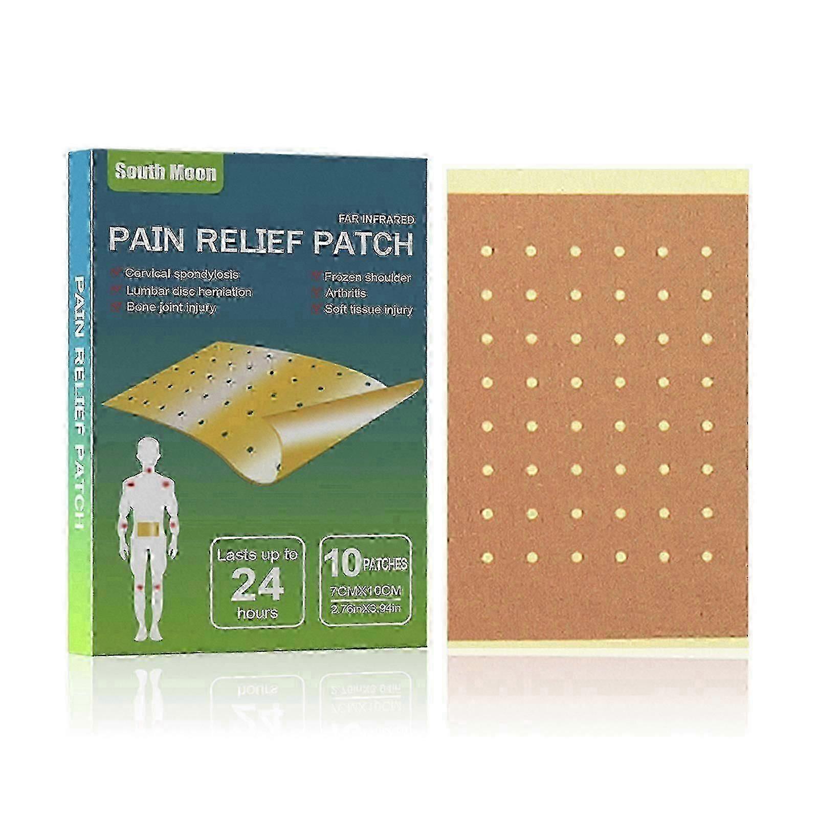 10Pcs/Box Shoulder Neck Sticker Multifunctional Compact Plant Extracts Pain Relief Care Patch for Office Workers