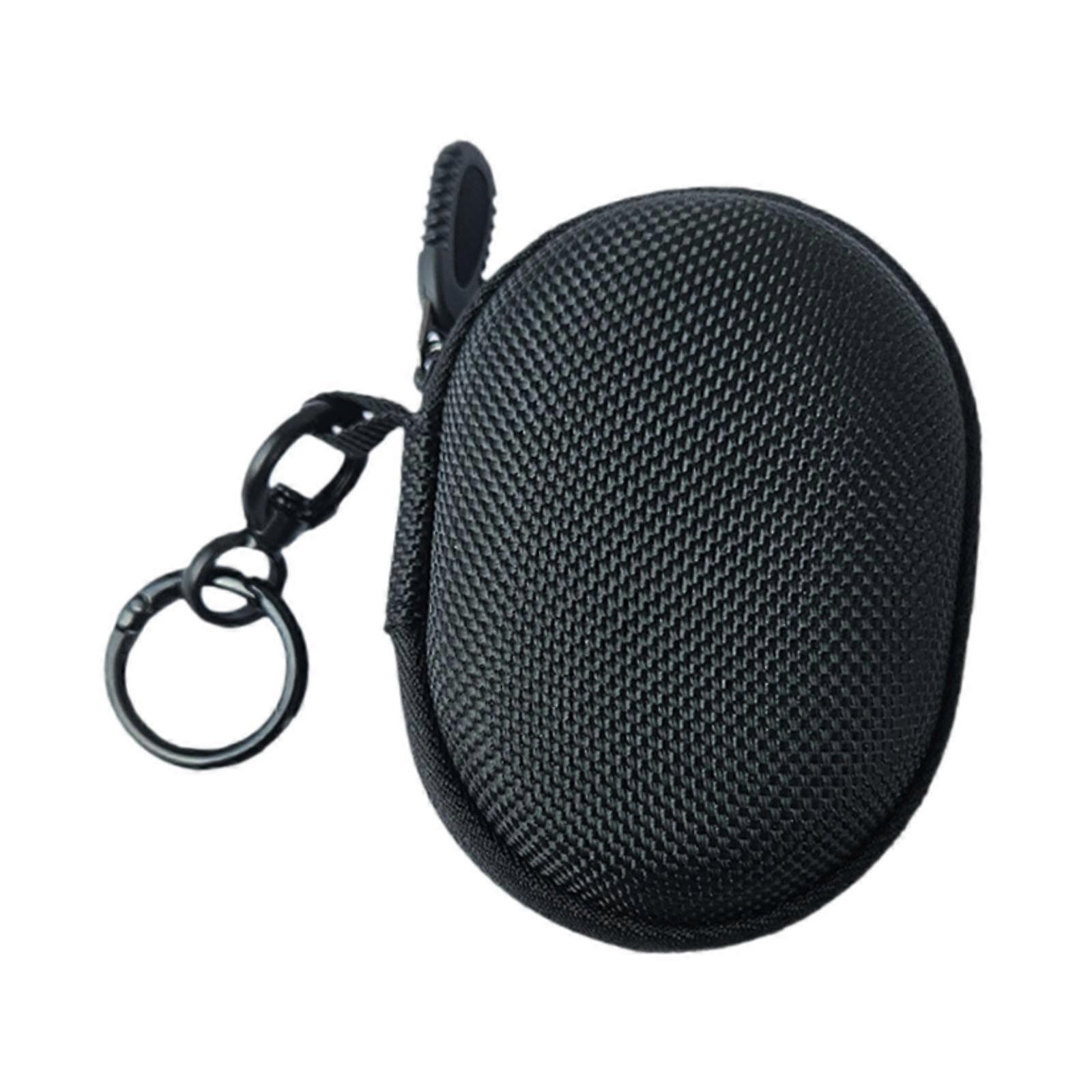 Earphone Carrying Case Accessory with Zipper Portable Compact Earbud Bag