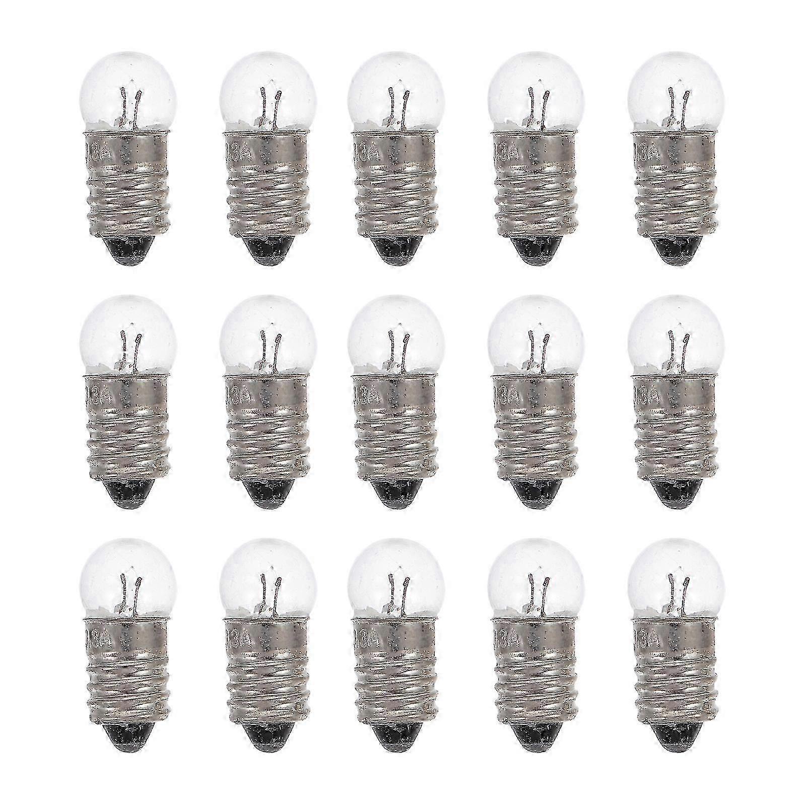 1.5V Flashlight Bulbs for Electrical Experiments - 50 Pack Small Light Bulbs with Bulb Flashlight Function
