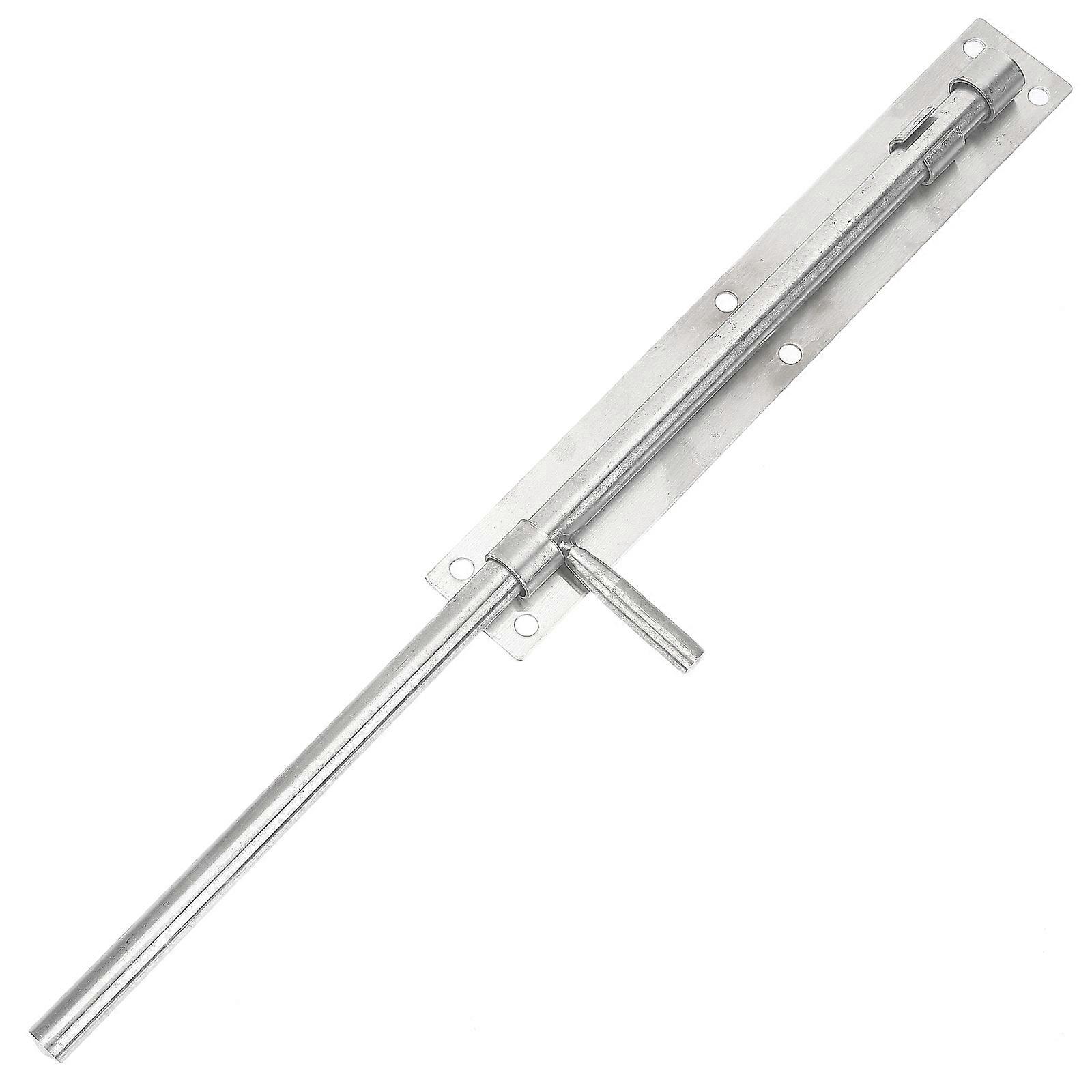 Stainless Steel Slide Bolt Latch   Durable Lock for Barn Doors, Sheds & Privacy Fences   Horizontal or Vertical Installation, Smooth Surface Design