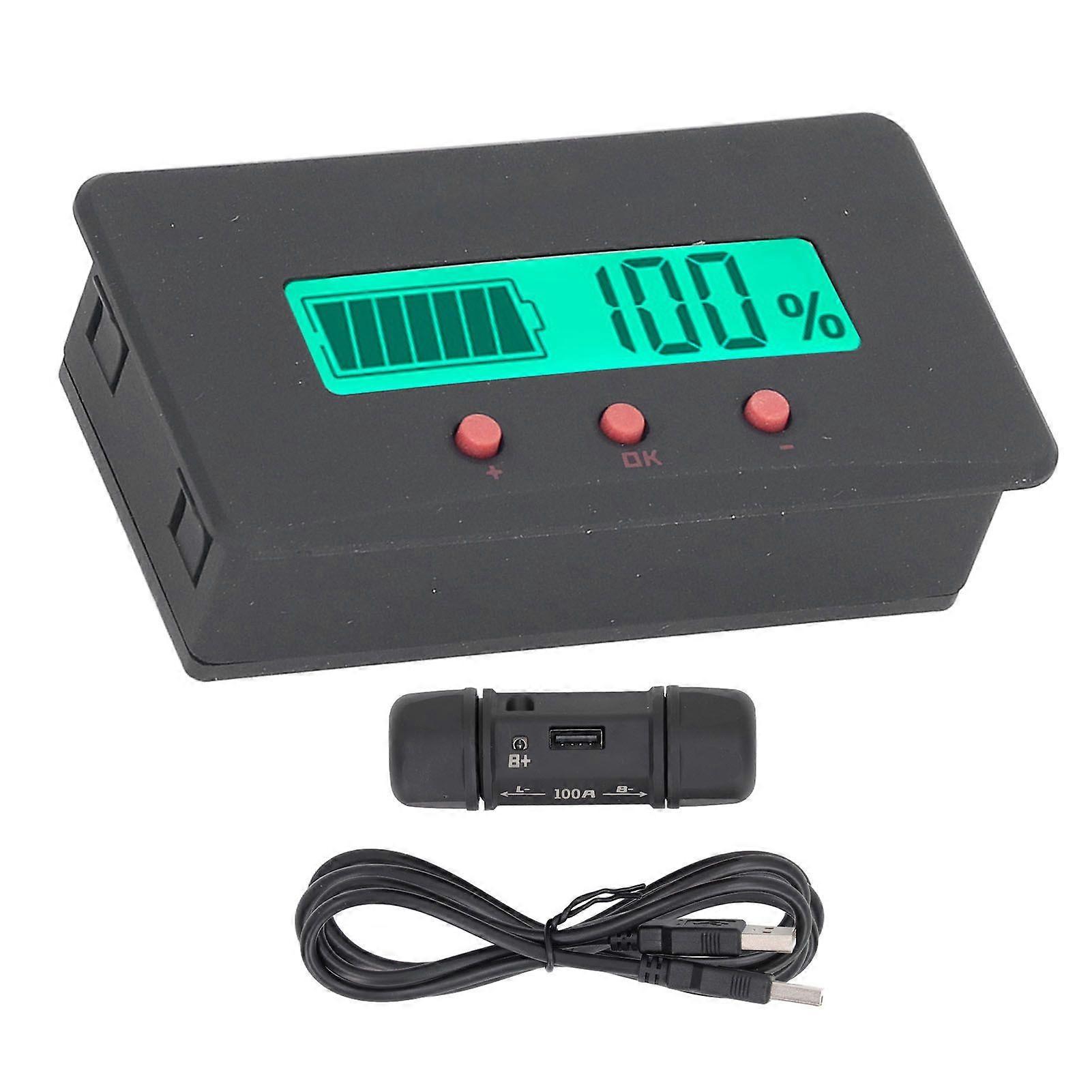 High quality  peacefair full view accurate coulomb meter voltmeter ammeter