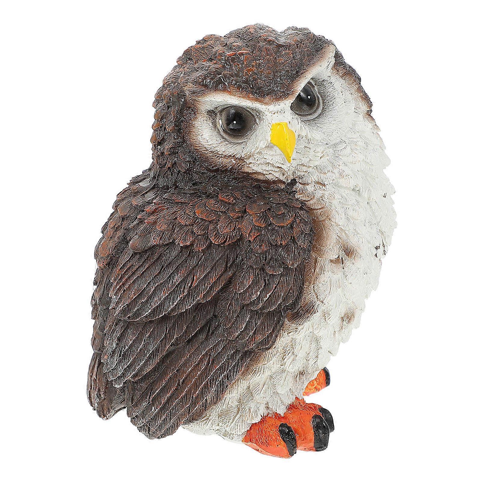 Owl Statue Decor, Multi-purpose Ceramic Item for